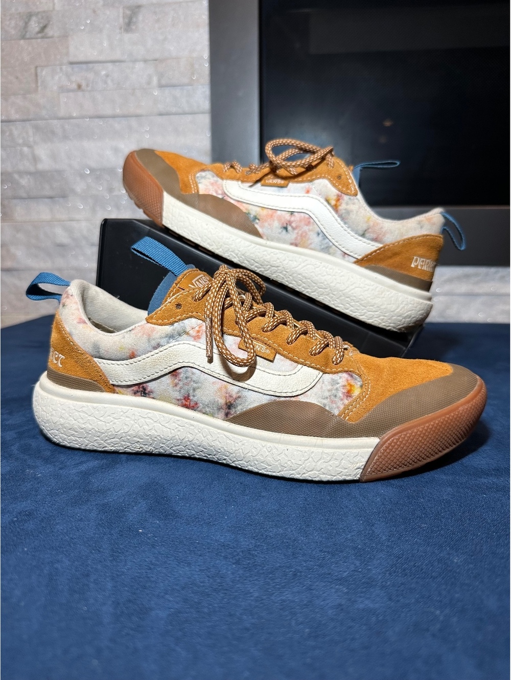 Vans x Parks Project Suede and Floral Sneakers